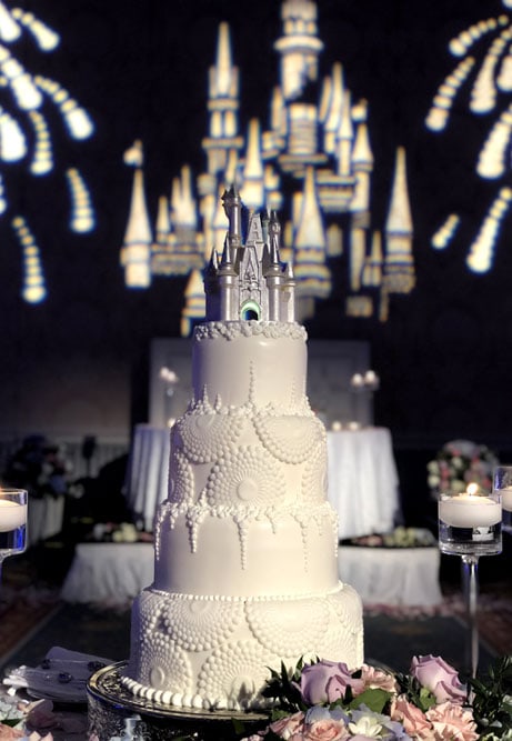 Magic Kingdom Castle Wedding Cake