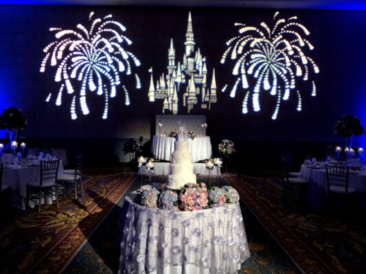 Magic Kingdom Wedding Cake